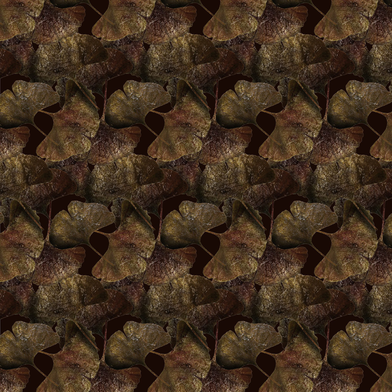 Traploper Moooi Carpets Ginko Leaf Rust by Edward van Vliet