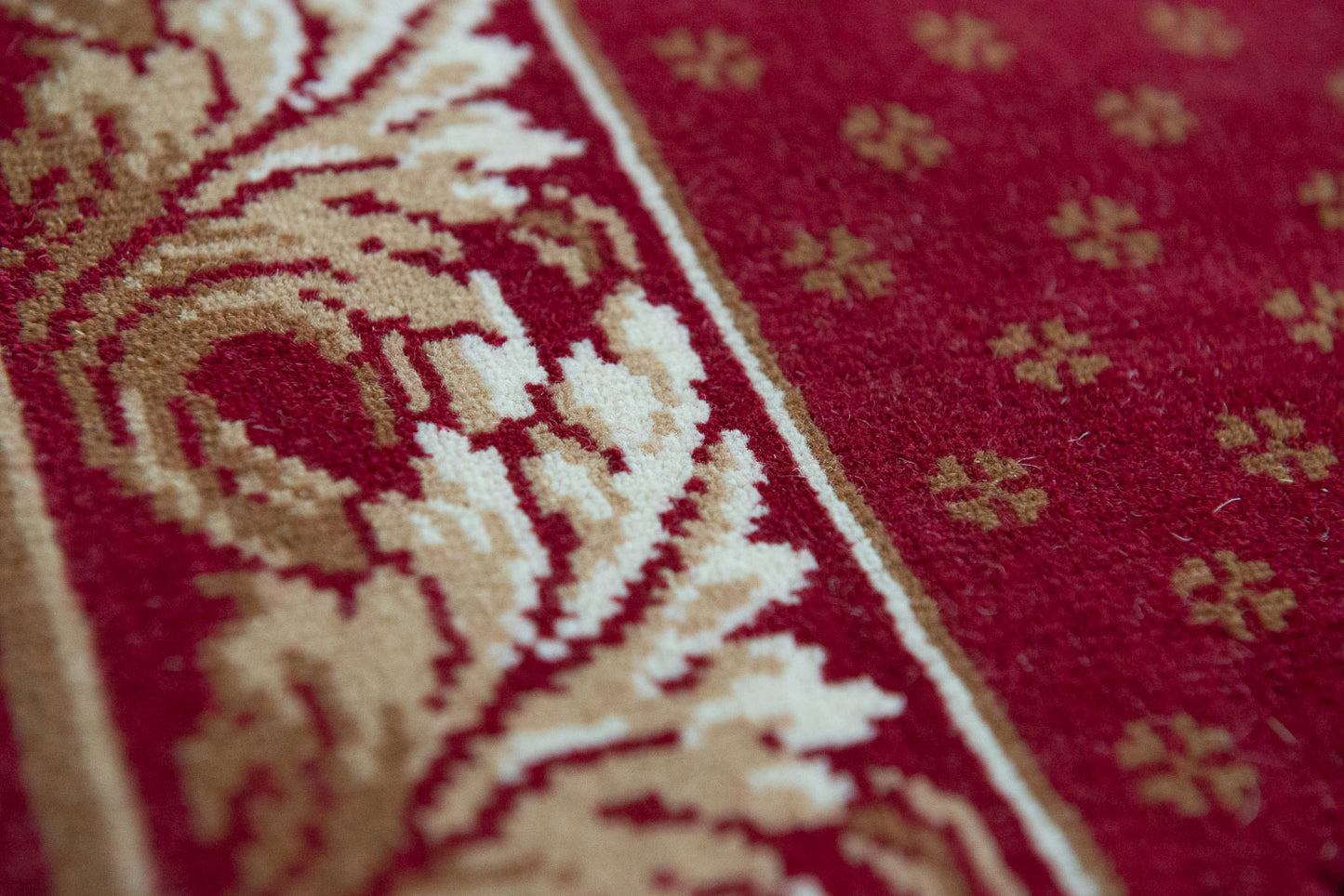 Traploper Louis de Poortere Royal Aubusson Rood