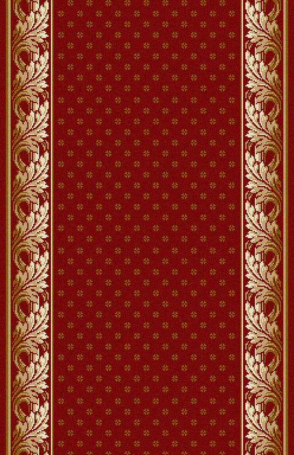 Traploper Louis de Poortere Royal Aubusson Rood