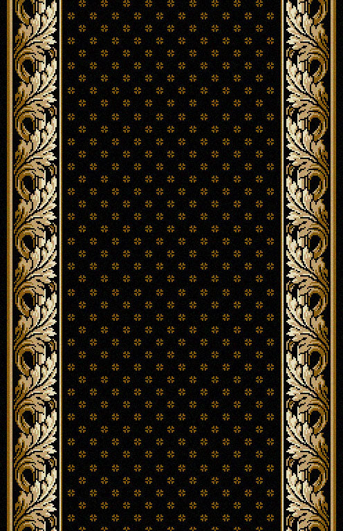 Traploper Louis de Poortere Royal Aubusson Zwart