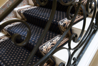 Traploper Louis de Poortere Royal Aubusson Zwart