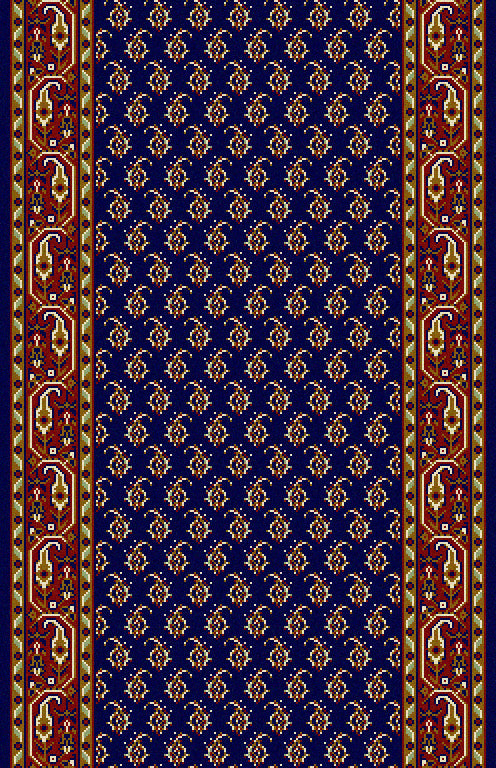 Traploper Louis de Poortere Mir Blauw