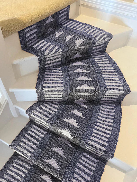 Traploper Sophie Cooney Rustic Jute Amina Blueberry Blue