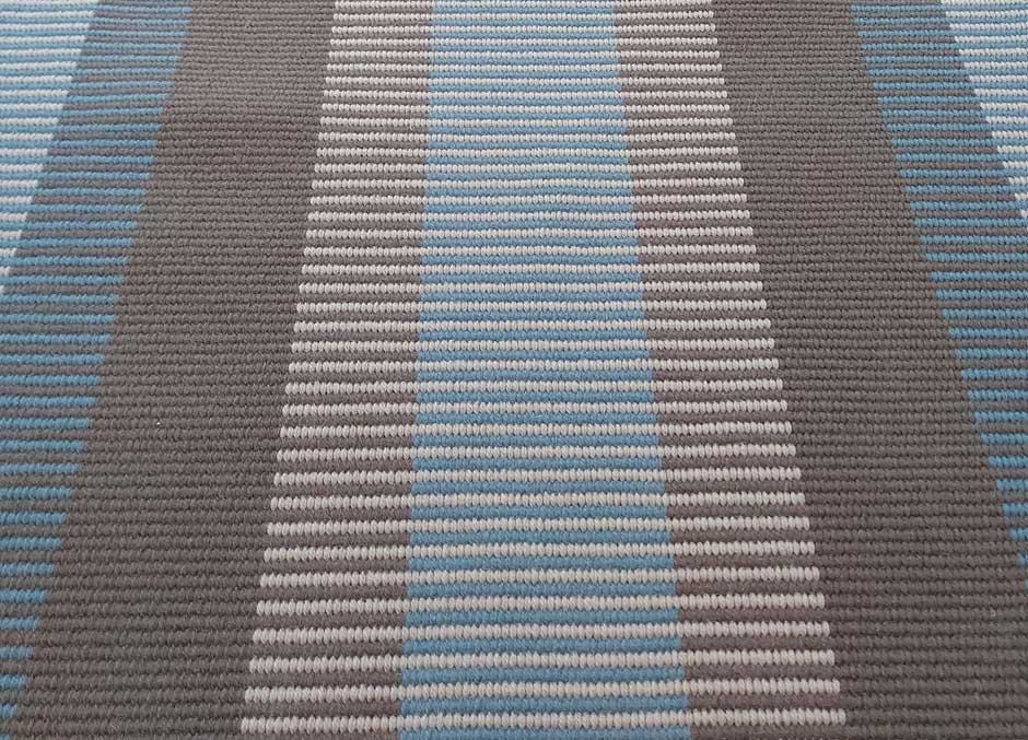 Traploper Hartley & Tissier Stripes Capri 01 Atlantic Blue