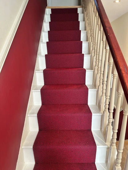 Traploper Hartley Tissier Large Diamond Flame Red