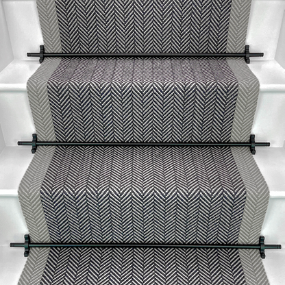 Traploper Off the Loom Felton Border - Cargo Grey