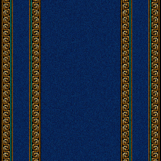 Traploper Ulster Carpets Athenia Runner Royal Blue