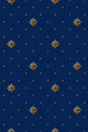Traploper Ulster Carpets Athenia Motif Royal Blue