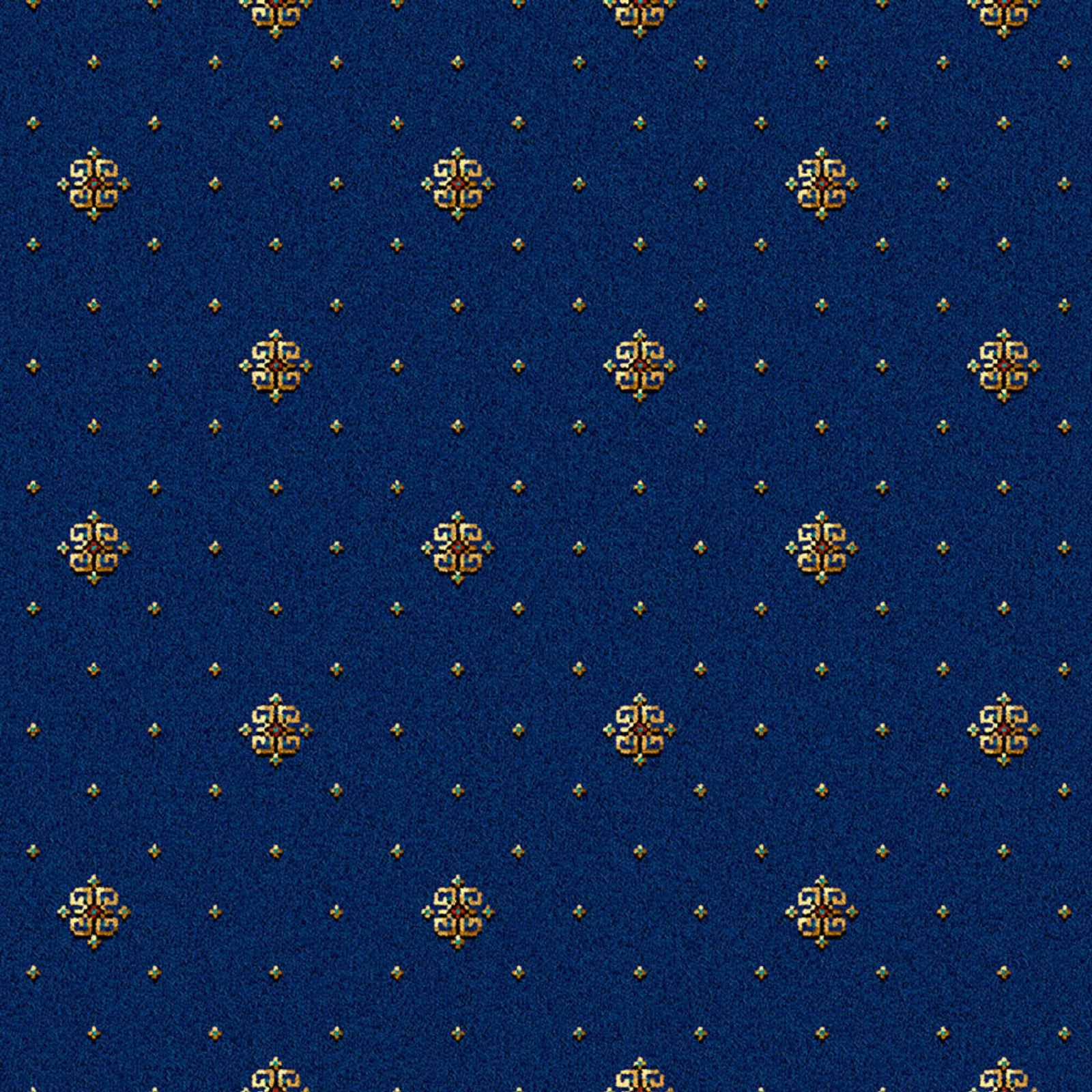 Traploper Ulster Carpets Athenia Motif Royal Blue