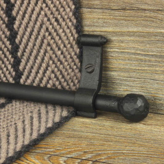 Traproede stairrods blacksmith ball