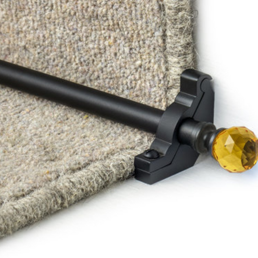 Traproede black crystal plain amber