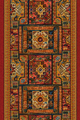 Traploper Ulster Carpets Glenavy Ethnic Panel Runner Rust