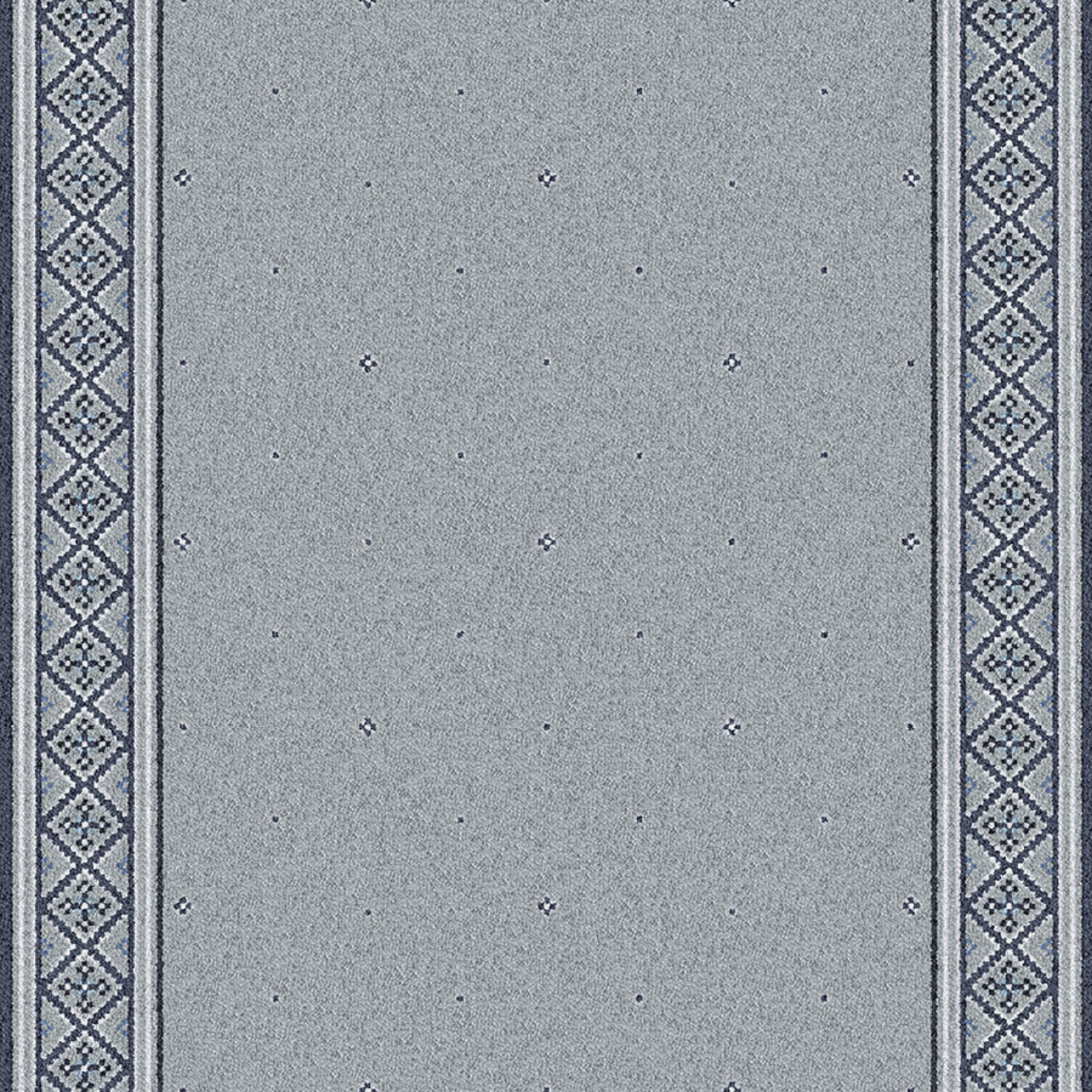 Traploper Ulster Carpets Tazmin Blue Grass Runner