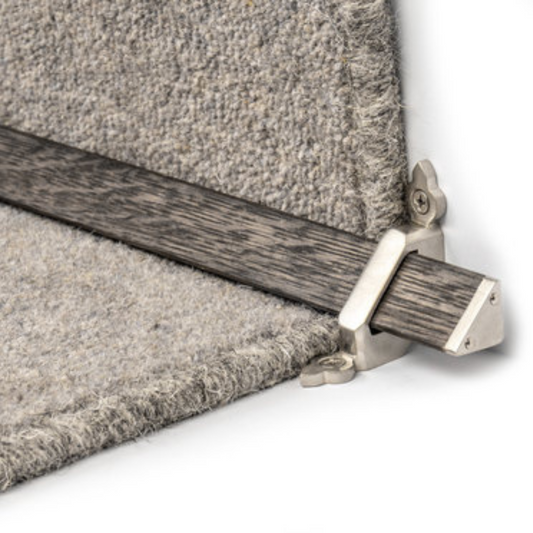 Traproede satin nickel dark oak