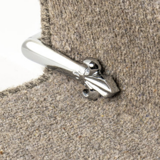 Traproede chrome stairclip
