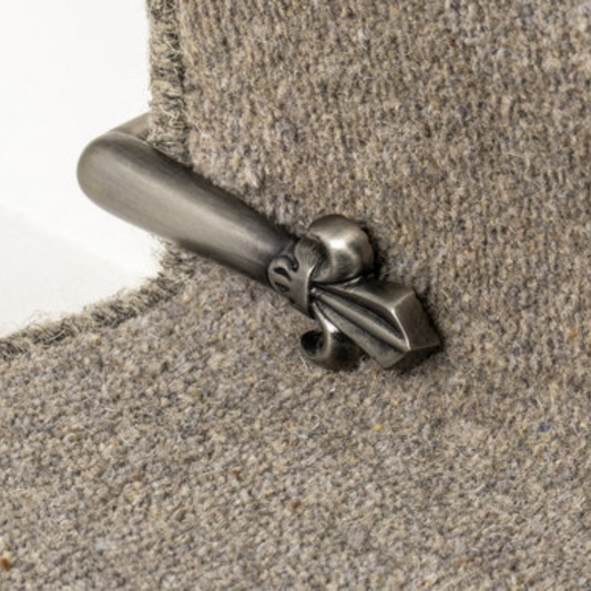 Traproede pewter stair clip