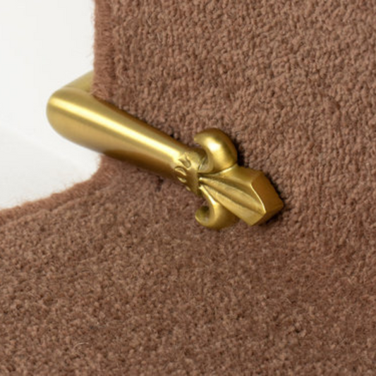 Traproede satin brass stair