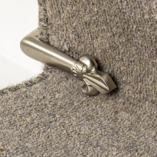 Traproede satin nickel stairclip
