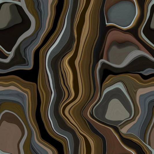 Traploper Moooi Carpets Liquid Layers Yellow by Claire Vos