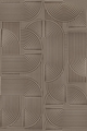 Traploper Moooi Carpets  Sand Maze Midnight by Sjoerd Vroonland