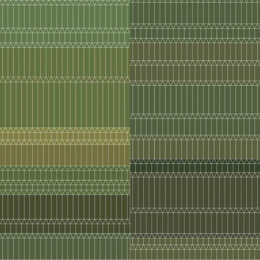 Traploper Moooi Carpets Zigzag Green by Edward van Vliet