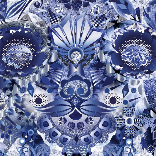 Traploper Moooi Carpets Delft Blue by Marcel Wanders
