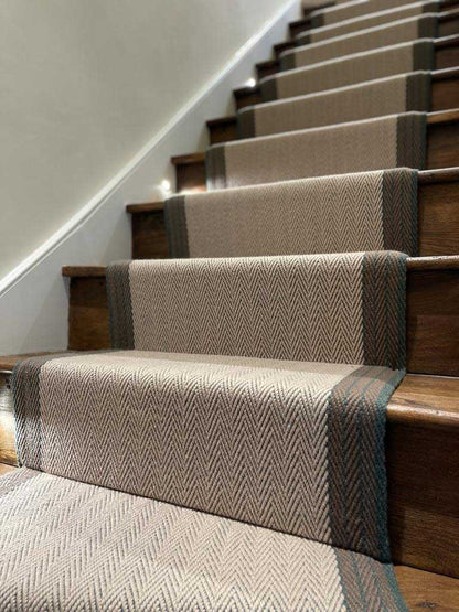 Traploper Hartley & Tissier Stripes Finley 05 Putty & Spruce