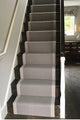 Traploper Hartley Tissier Herringbone Border Nickel & Light grey
