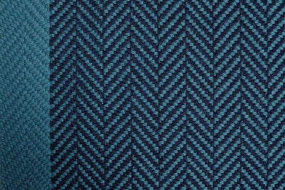 Traploper Hartley Tissier Herringbone Border Petrol & Ink