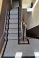 Traploper Hartley Tissier Herringbone Border Ivory & Black
