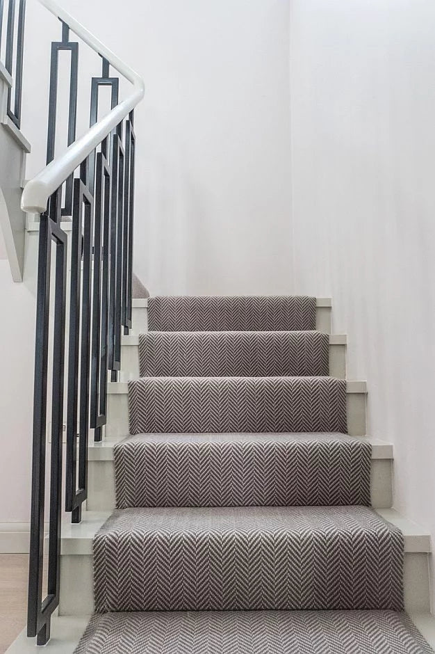 Traploper Hartley Tissier Herringbone Light Grey