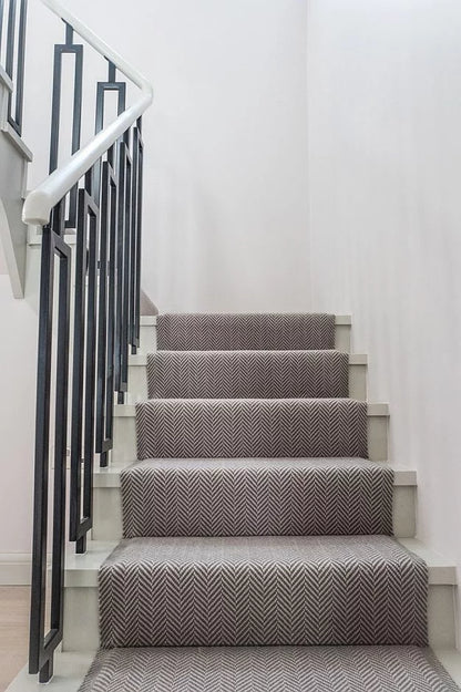 Traploper Hartley Tissier Herringbone Light Grey