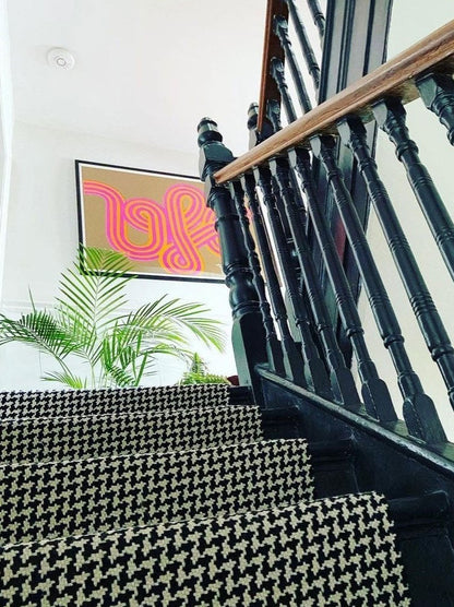 Traploper Hartley Tissier Houndstooth Black & White