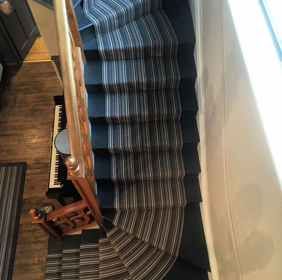 Traploper Hartley & Tissier Stripes Multi Grey