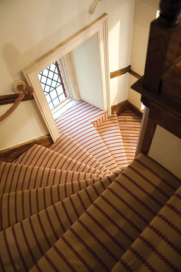 Traploper Hartley & Tissier Stripes Zip 06 Beige & Red