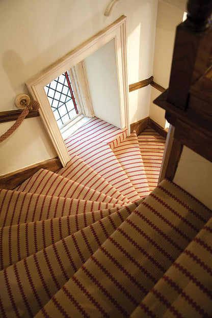 Traploper Hartley & Tissier Stripes Zip 06 Beige & Red